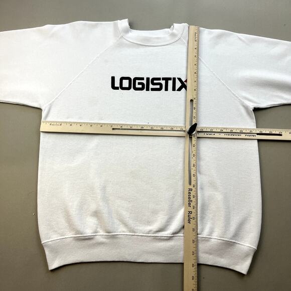 Vintage Technology Sweatshirt Adult Small White Crewneck Computer Software 90s - Picture 6 of 8